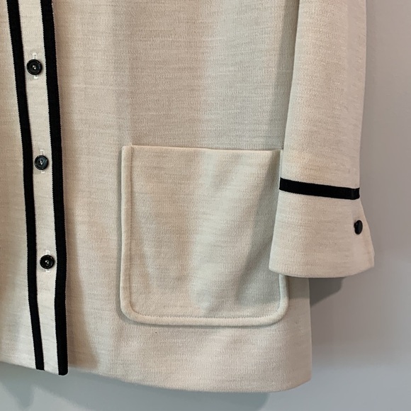 David Crystal - vintage size 12, black and beige jacket - Picture 3 of 10